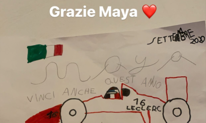Arcore, la piccola Maya commuove Leclerc: il suo disegno fa il giro del mondo