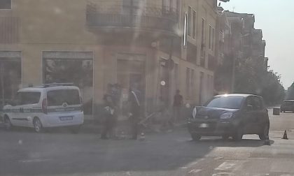 Lissone: scontro tra due auto all'incrocio