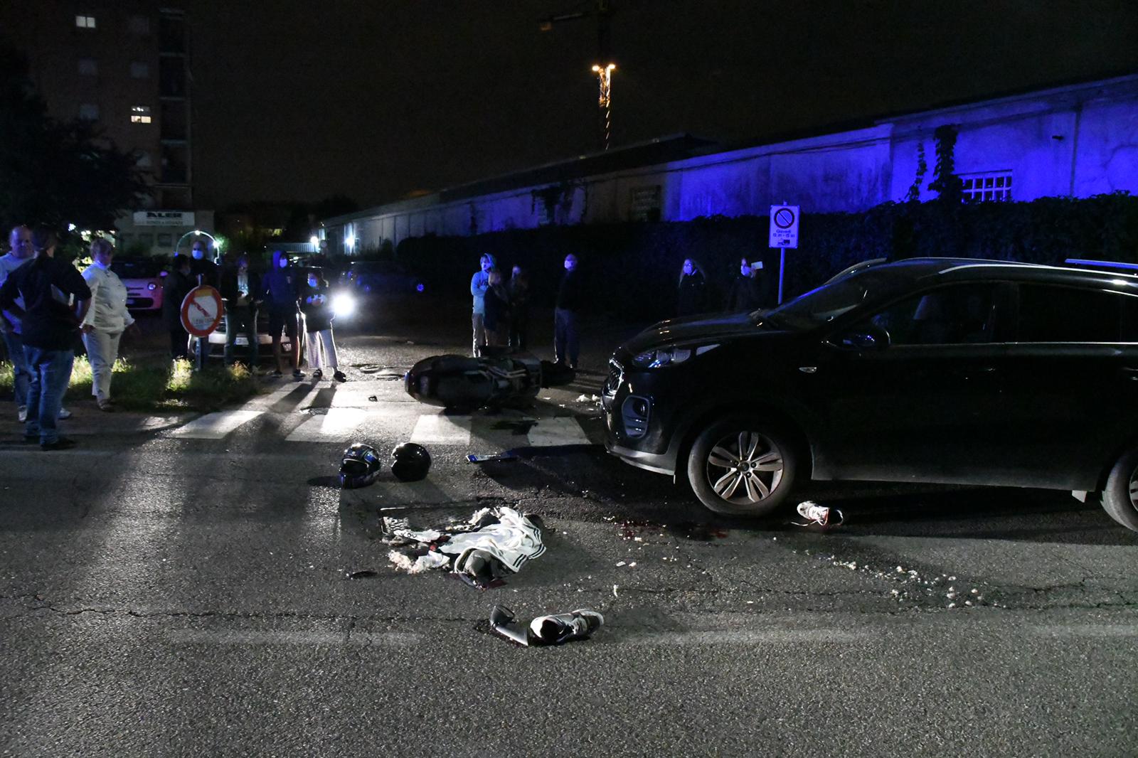 Incidente via Baradello Monza