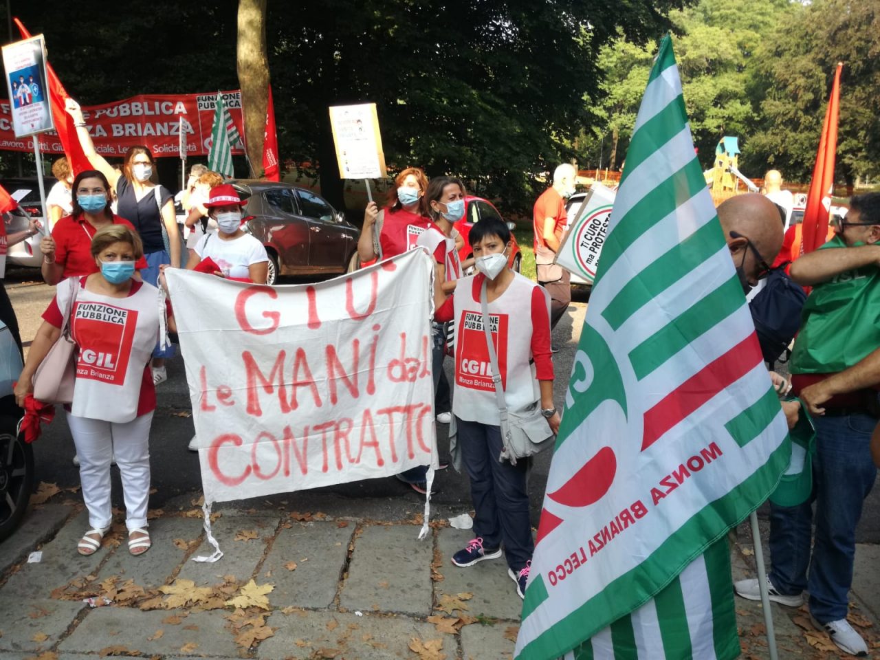 Sciopero della sanità privata e presidio a Monza