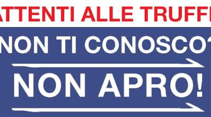 "Non ti conosco? Non apro! Chiamo il 112" e per ricordarlo nasce l'adesivo