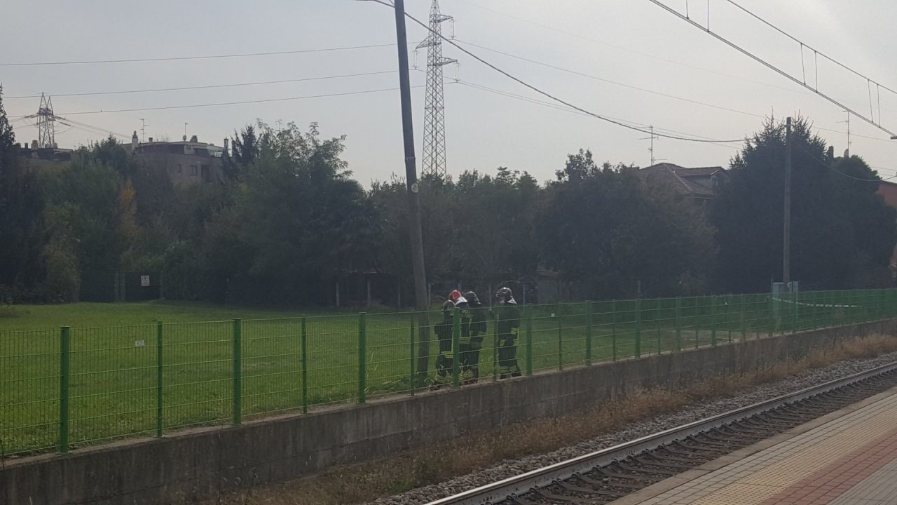 Seveso, Vigili del Fuoco a Baruccana per un palo pericolante