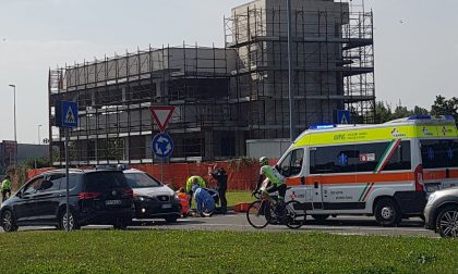 Giussano, incidente in bici