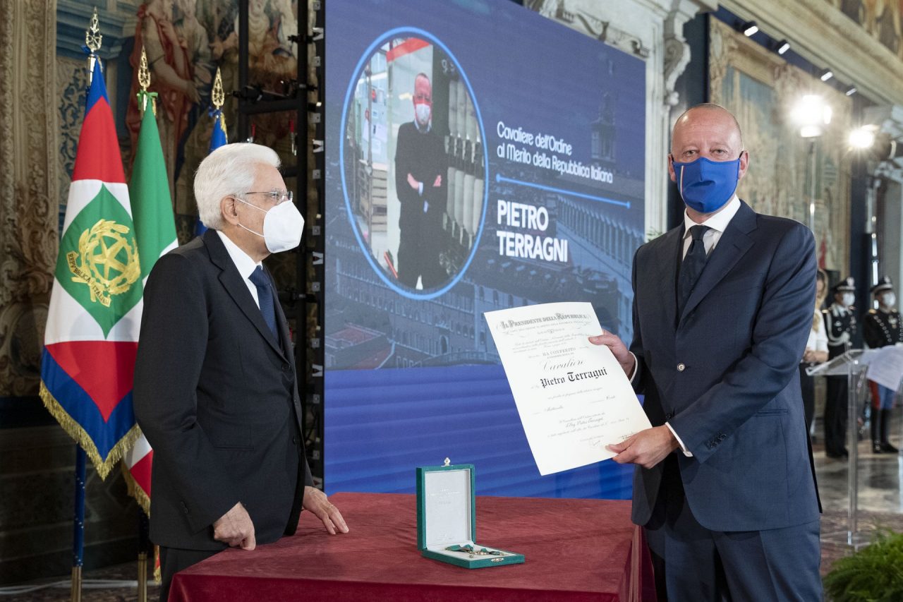 Premiati al Quirinale gli eroi del Covid: tra loro anche l’imprenditore di Bellusco Piero Terragni