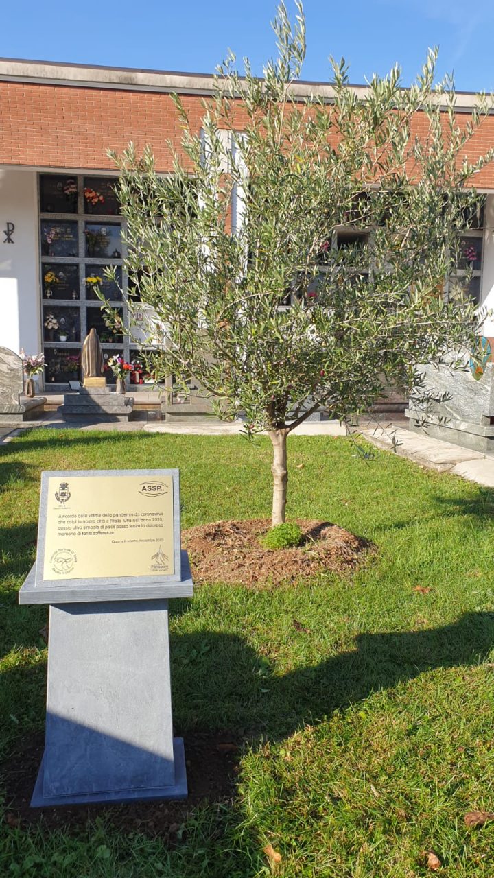 Un cippo al cimitero per le vittime del Covid