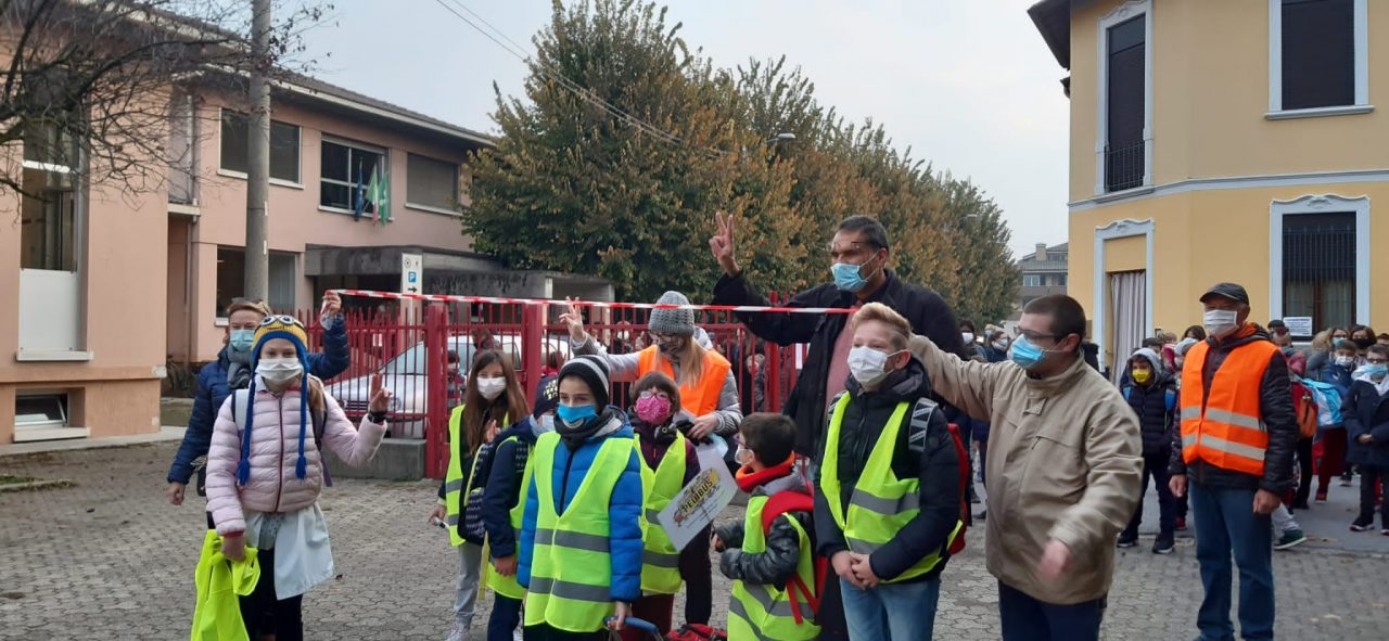 Verano, parte il piedibus con la prima linea