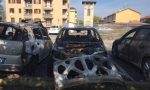 Agrate shock, tre auto in fiamme e una vandalizzata FOTO