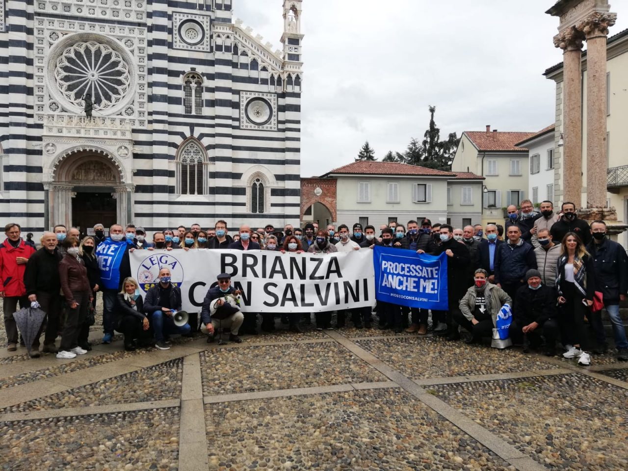 La Lega brianzola al fianco di Matteo Salvini