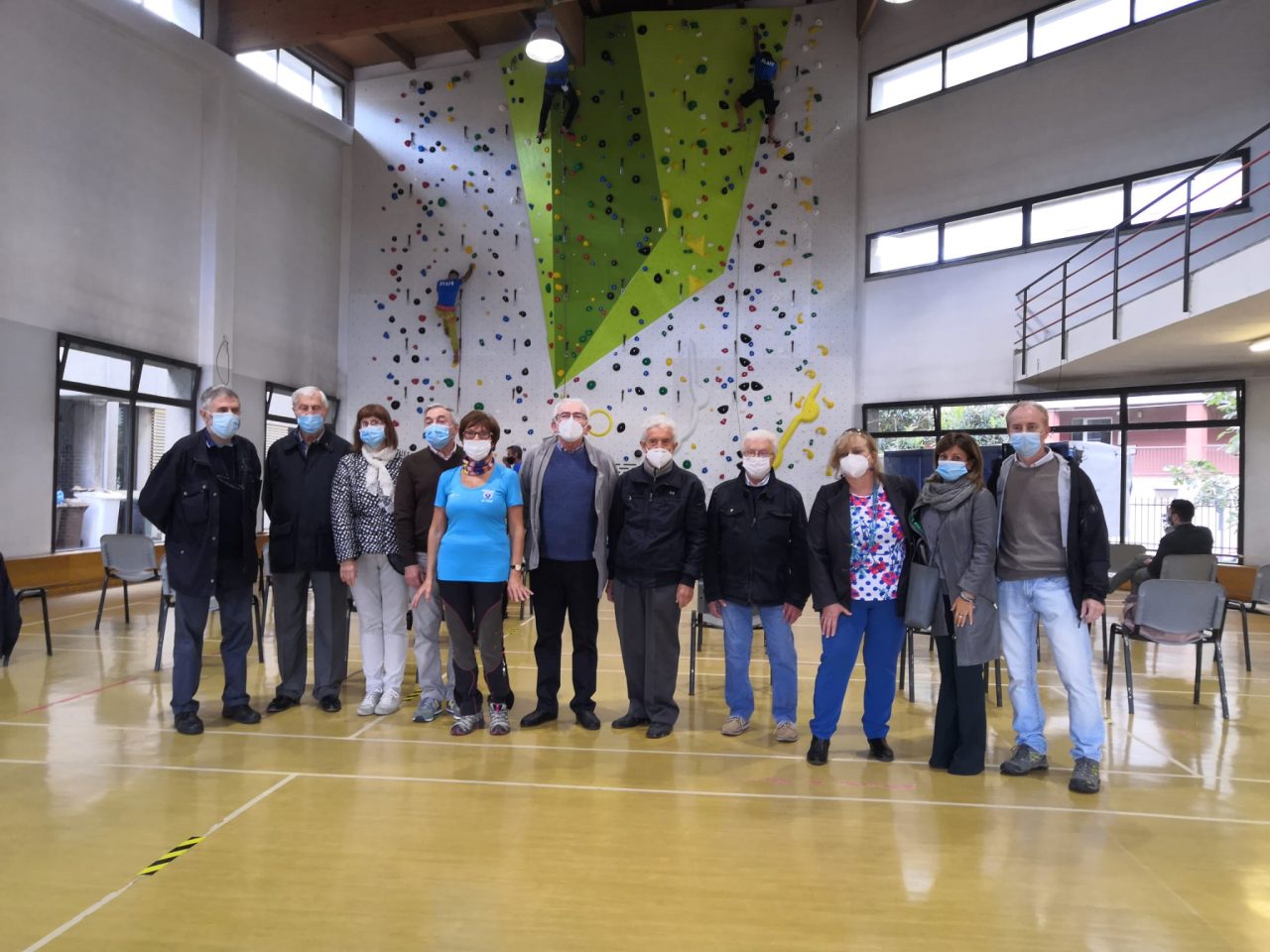 Inaugurata la nuova parete di arrampicata