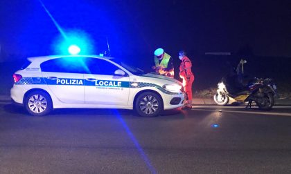 Incidente sulla Sp2 Monza Trezzo: ferito un 66enne FOTO VIDEO
