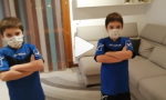 I gemelli dell'Equipe di Cesano battono il virus e sfidano Ibrahimović VIDEO