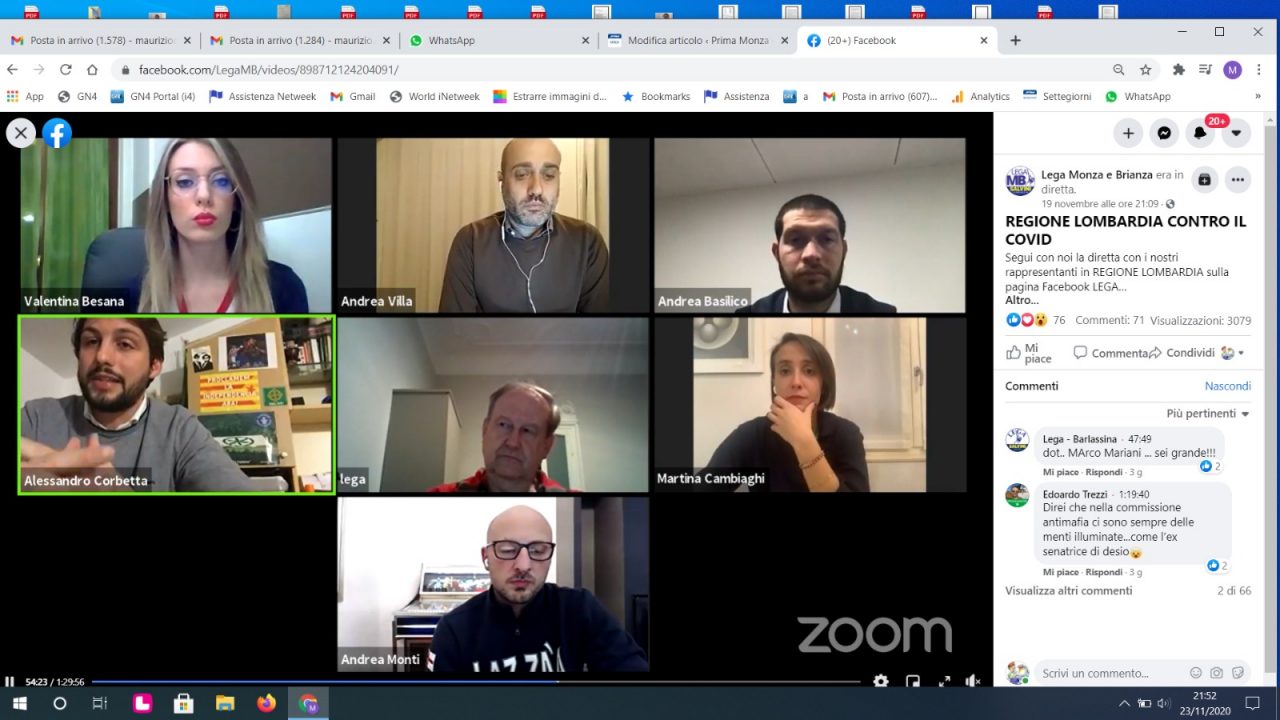 La Lega brianzola fa quadrato in  difesa della Lombardia