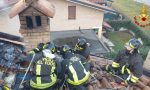 Incendio tetto, Vigili del Fuoco in azione a Misinto