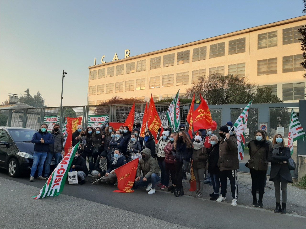 Crisi Icar: sciopero di otto ore e presidio dei lavoratori
