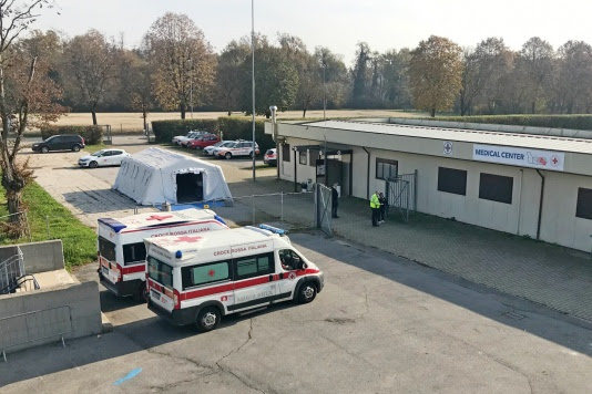 Emergenza Covid, l’Autodromo trasformato in Check Point