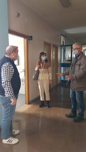 Cesano Maderno, il sindaco Maurilio Longhin in visita ai locali dell'Usca
