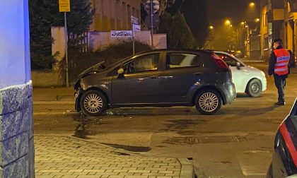 Lissone: scontro tra due auto in via Sant'Agnese