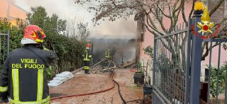 incendio via Botticelli Brugherio