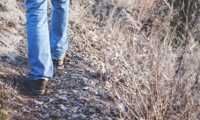Litiga con la moglie e percorre 450 chilometri a piedi