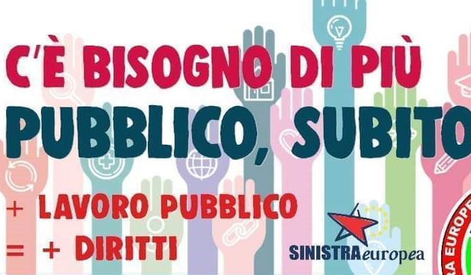 Comunisti in piazza per rilanciare il settore pubblico