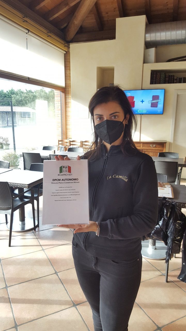 L’agriturismo “La Camilla” aderisce alla protesta “#IoApro1501”: clienti ai tavoli, ma niente sanzioni
