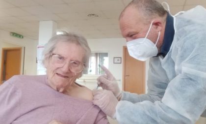 Nella Casa di Riposo di Busnago la prima vaccinata ha 101 anni