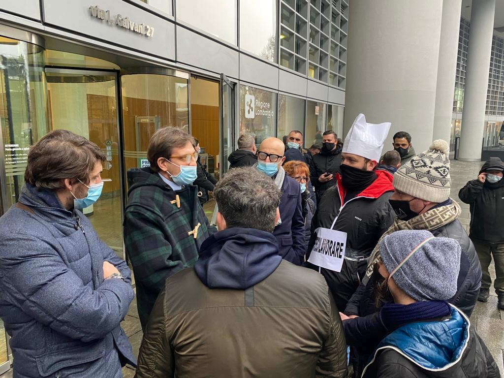 Corteo dei ristoratori in protesta. Corbetta “Piena solidarietà con categoria fra le più colpite dalle norme anti covid”