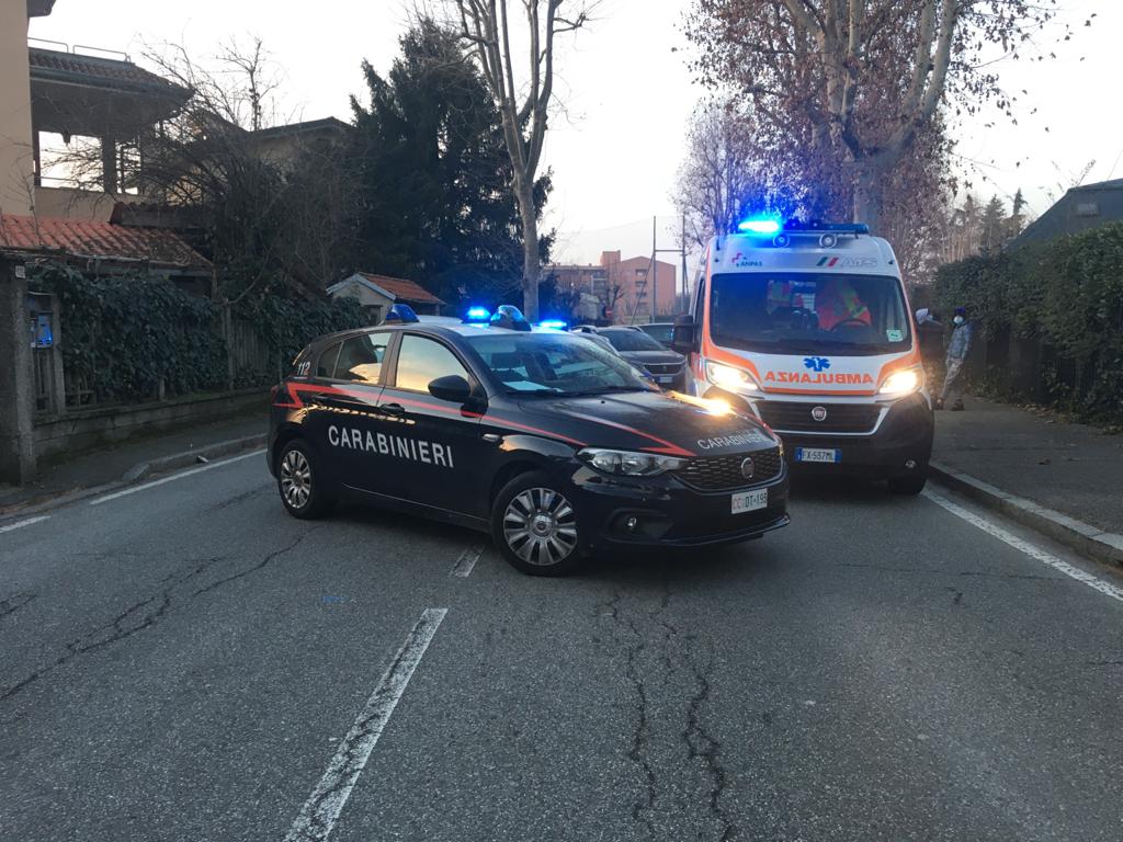 incidente Brugherio moto si spezza