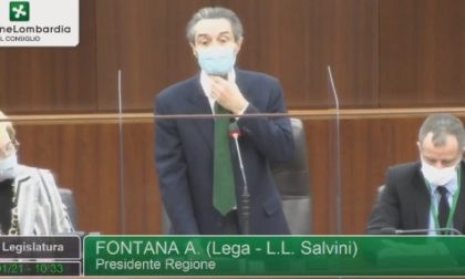 Fontana riferisce sulla zona rossa in Consiglio regionale: "La misura è colma"