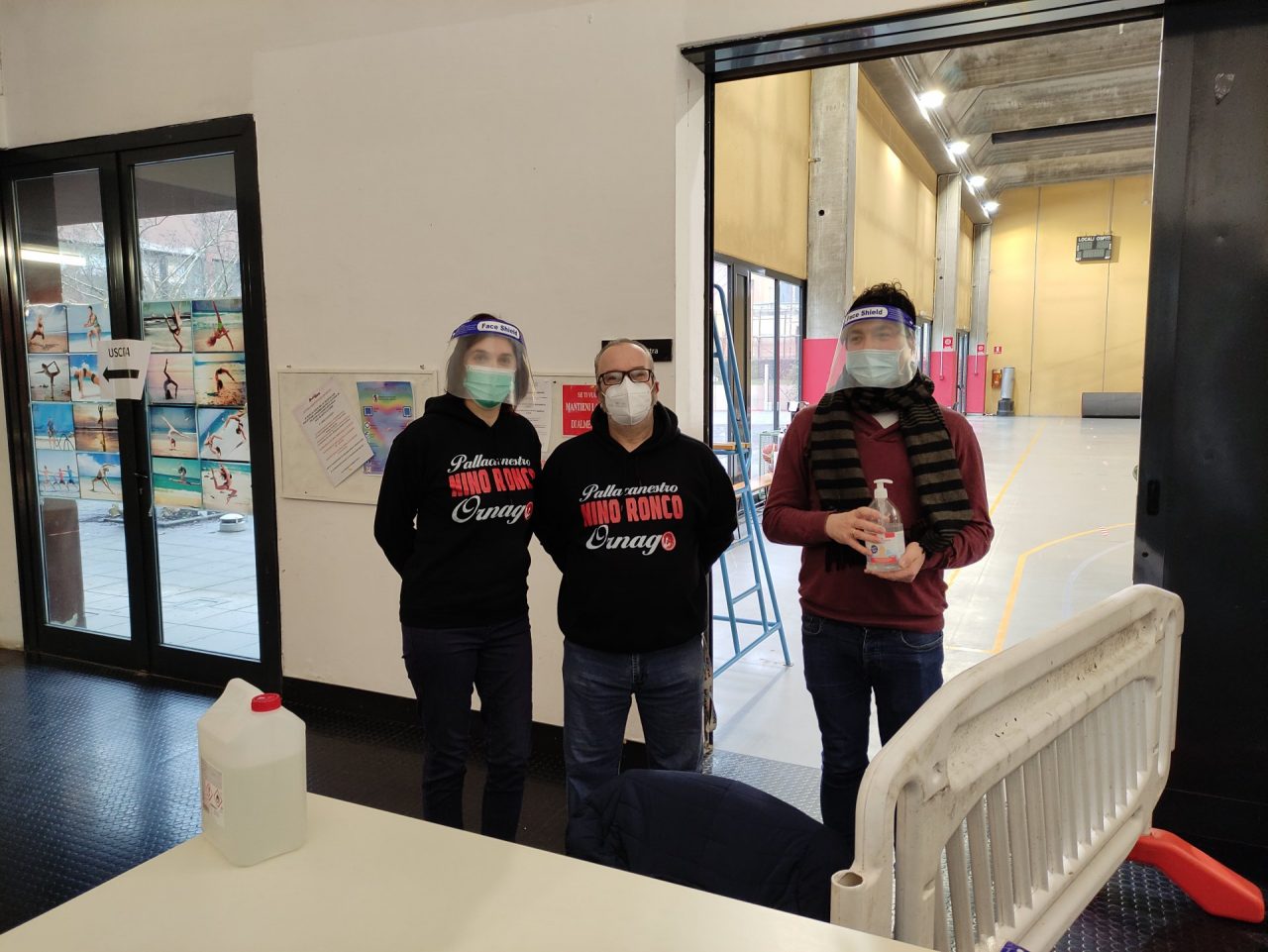 La Nino Ronco basket torna in palestra grazie ai tamponi offerti dallo sponsor