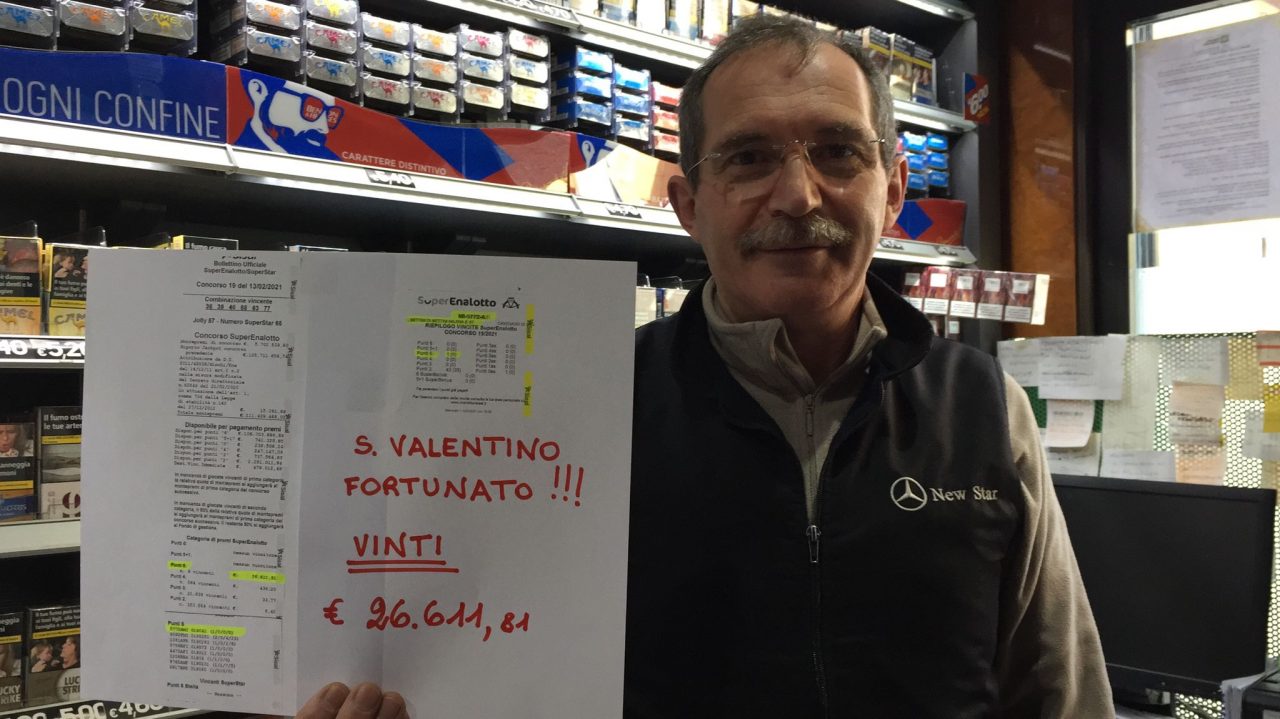 SuperEnalotto fortunato a Cavenago: giocatore “centra” un 5 e vince oltre 26.000 euro