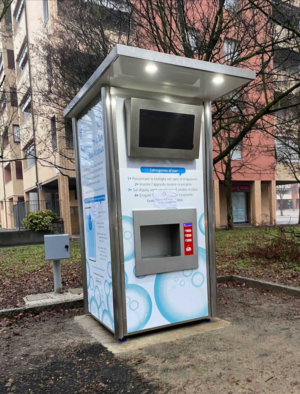Arcore, installata una nuova casetta dell’acqua