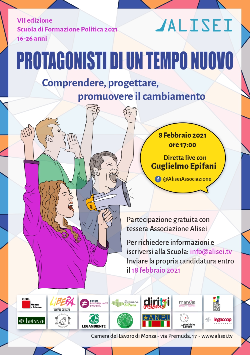 Scuola di formazione politica Alisei, domani l’inaugurazione