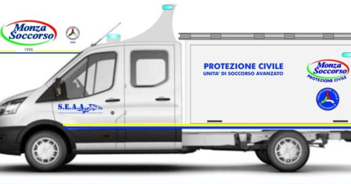 Una raccolta fondi per dotare Monza Soccorso di un nuovo mezzo speciale