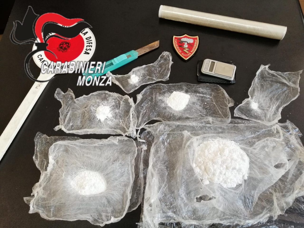 Imprenditore di Giussano arrestato per spaccio di cocaina