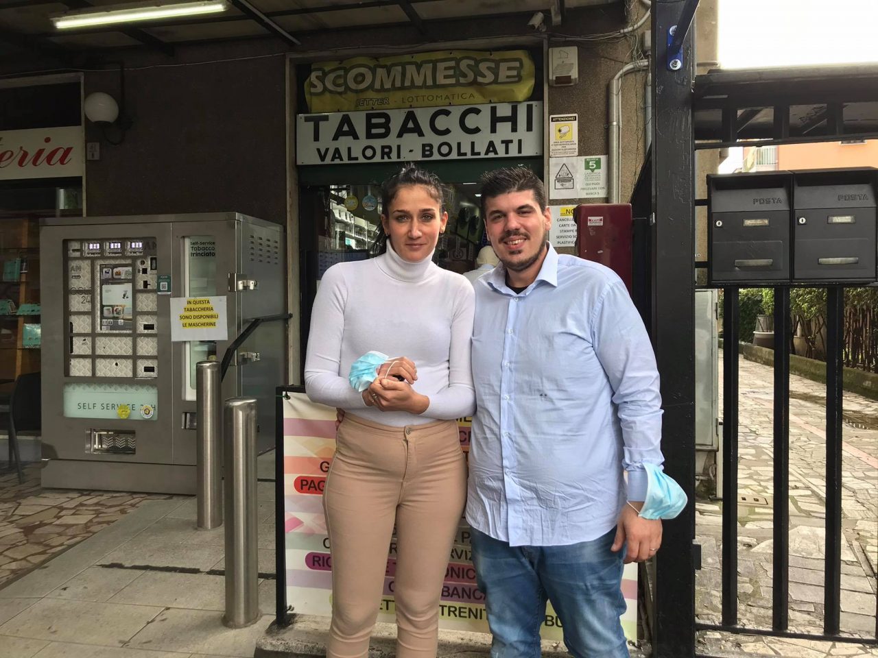 La Dea bendata è passata in via Romagna
