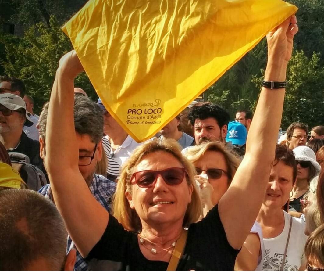 Il saluto alla Pro Loco Cornate dello storico presidente