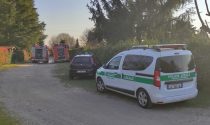 Incendio negli orti: sul posto pompieri, ambulanza, carabinieri e vigili