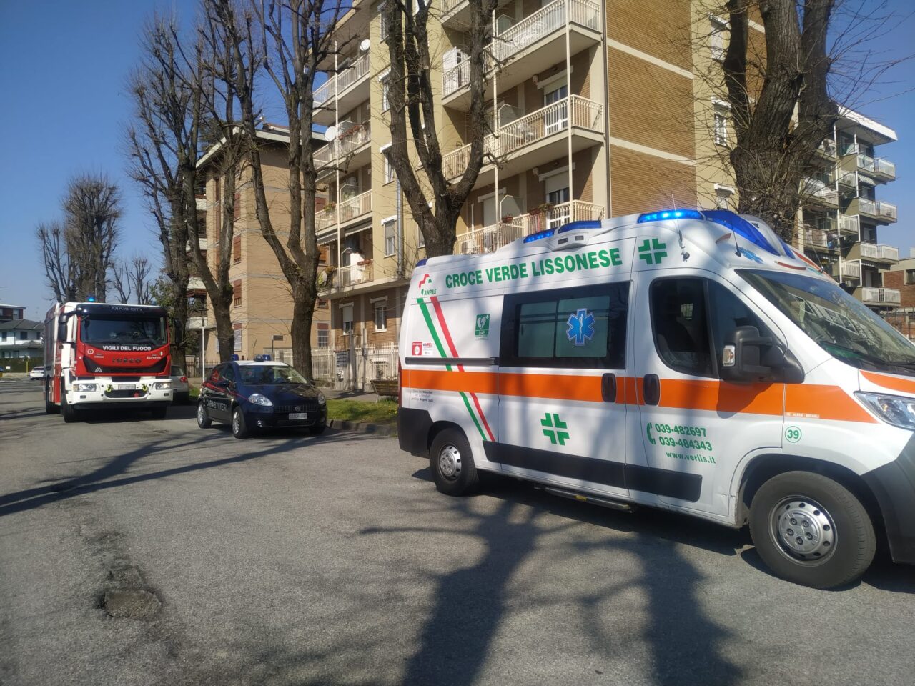 Allarme a Seregno, paura per un anziano