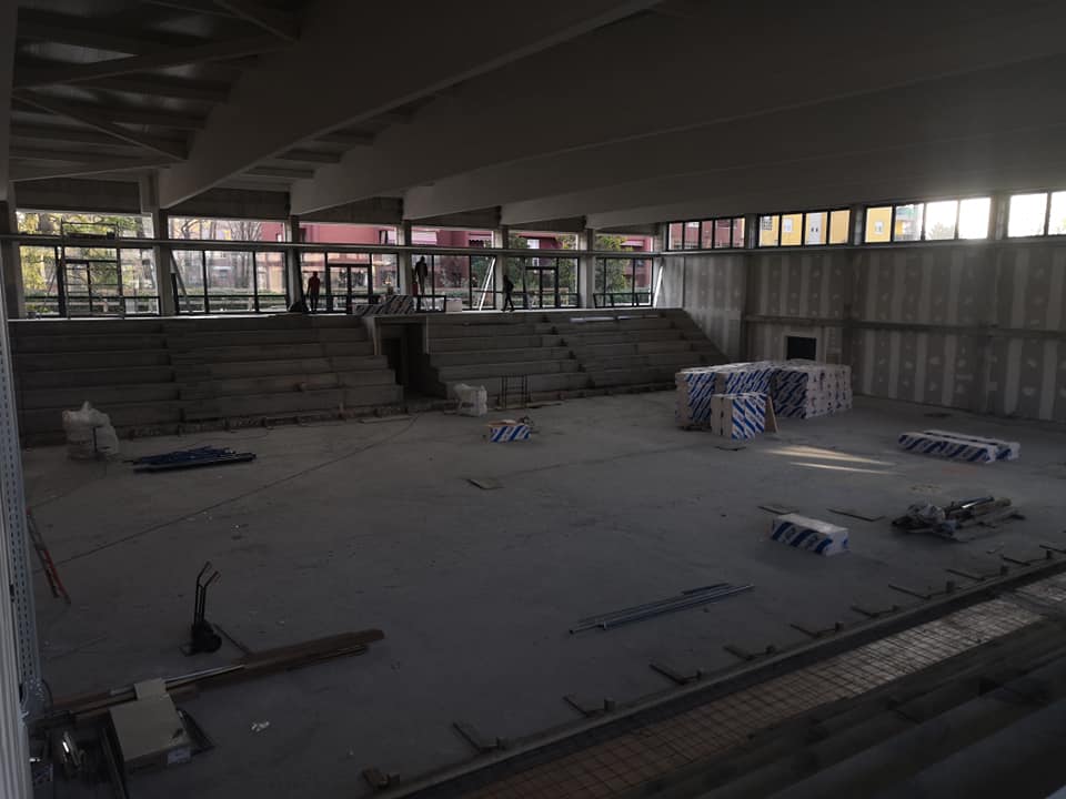 Nuovo palazzetto dello sport, ecco le immagini dal cantiere