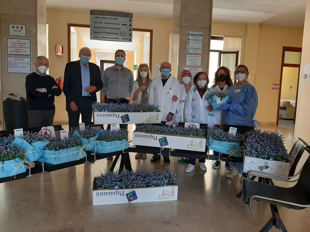 Da Avo Carate un fiore per tutti i malati in ospedale