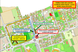 Modifiche alla viabilità nel rione Bareggia per i lavori stradali
