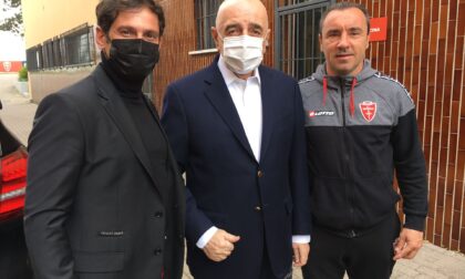 Galliani in visita al Monzello per dare supporto alla squadra prima di Ascoli-Monza