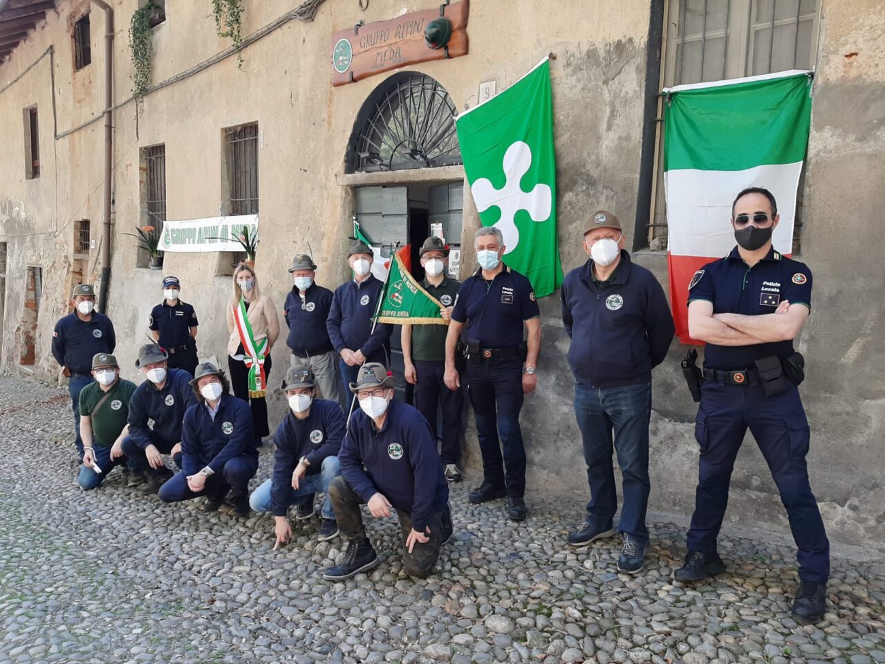 Giornata regionale degli Alpini, inno d’Italia e cerimonia a Meda