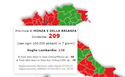 Lombardia in zona arancione dal 12 aprile? I dati sui contagi lasciano ben sperare