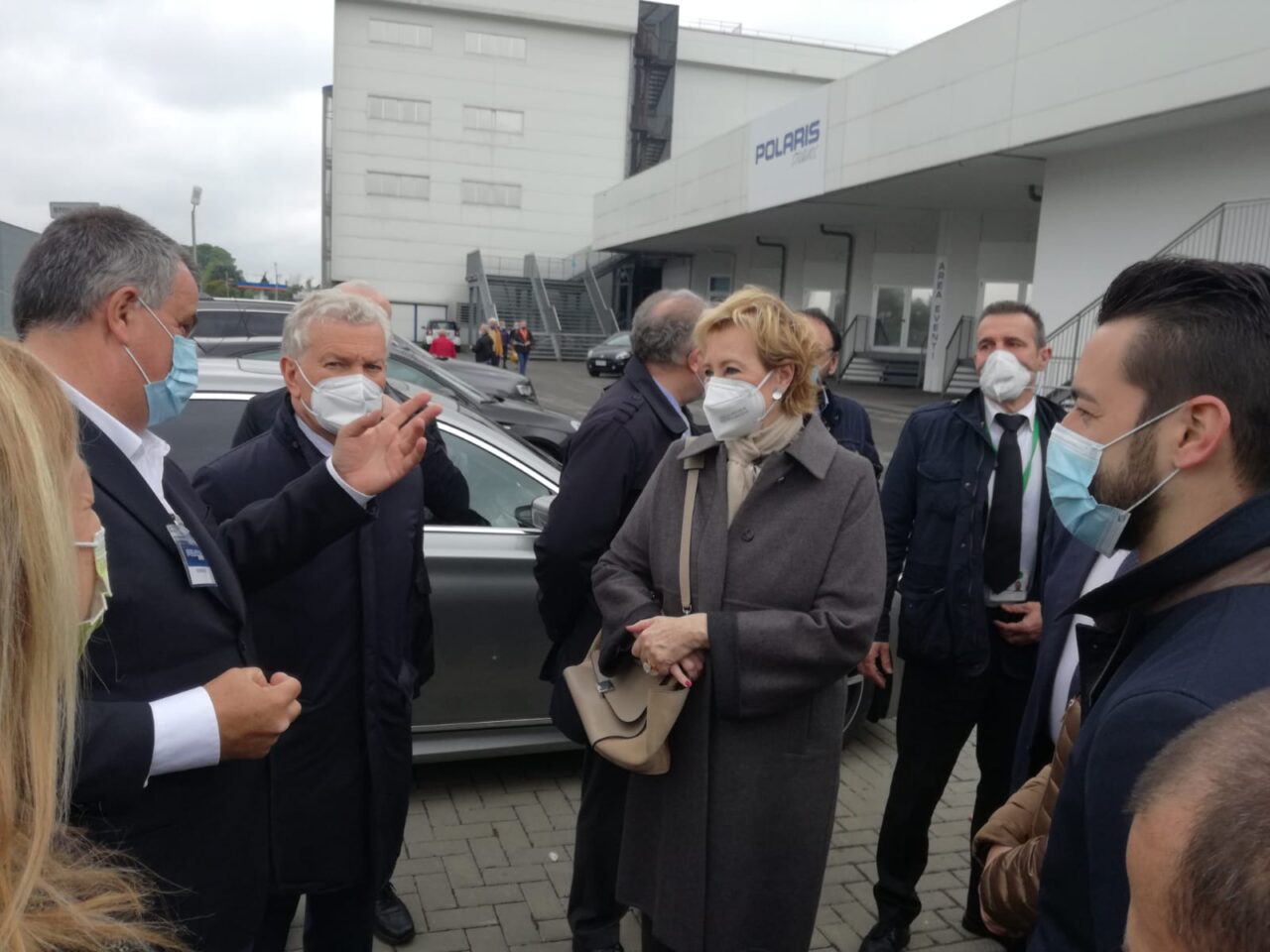 Letizia Moratti a Carate: “Ho potuto verificare l’efficienza di questo centro vaccinale”