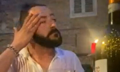 A cena in zona gialla, ma piove: il ristoratore rimane solo sotto l’acqua