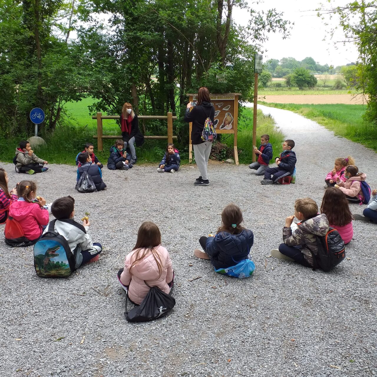 Gli studenti di Bellusco a lezione… di natura
