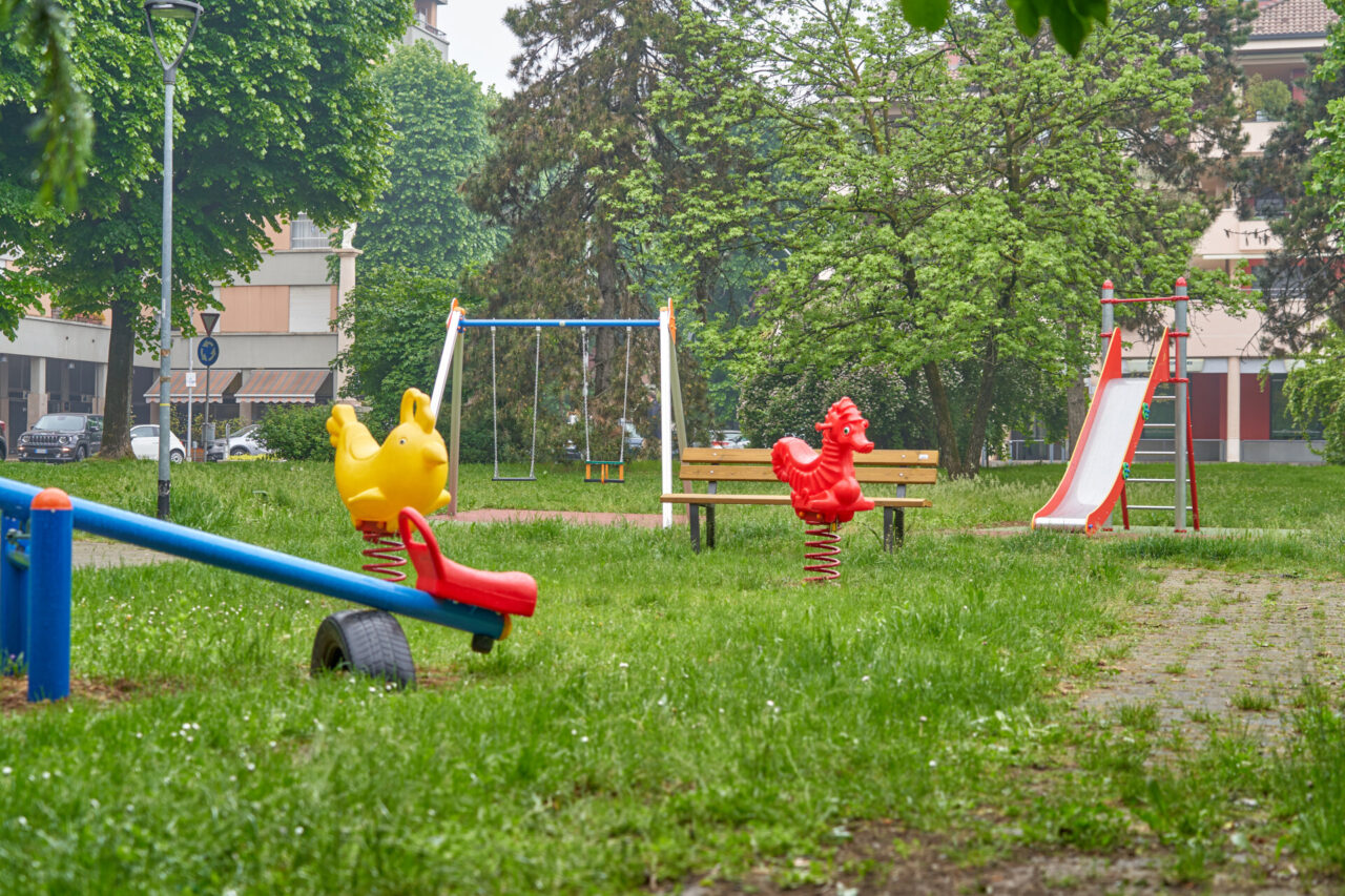 Nuovi giochi per i bambini nei parchi di Seregno