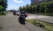 Schianto tra scooter e bici, paura a Nova Milanese